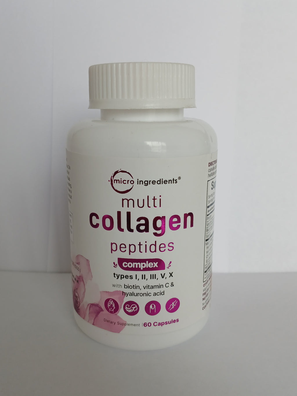 Micro Ingredients Multi Collagen Peptides 60 Cápsulas