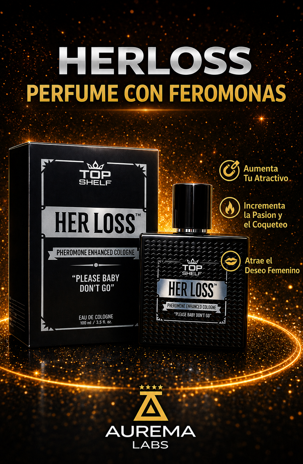 PERFUME HERLOSS CON FEROMONAS HOMBRE PERU