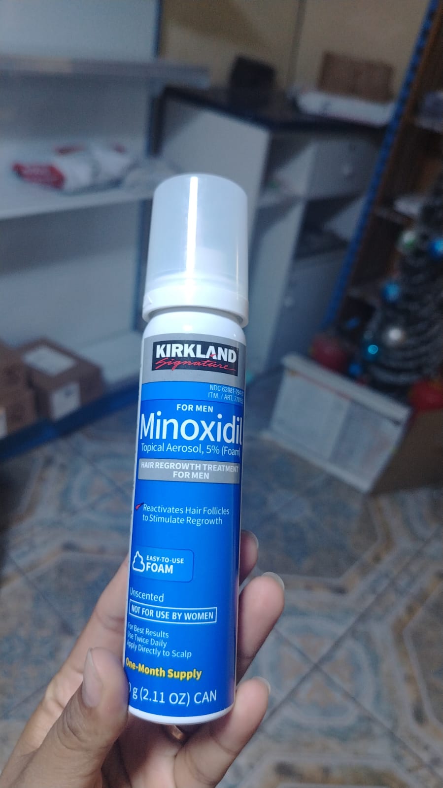 MINOXIDIL KIRKLAND 5% ANTICAIDA Y CRECIMIENTO PARA BARBA Y CABELLO  HOMBRE (ESPUMA Y LIQUIDO)