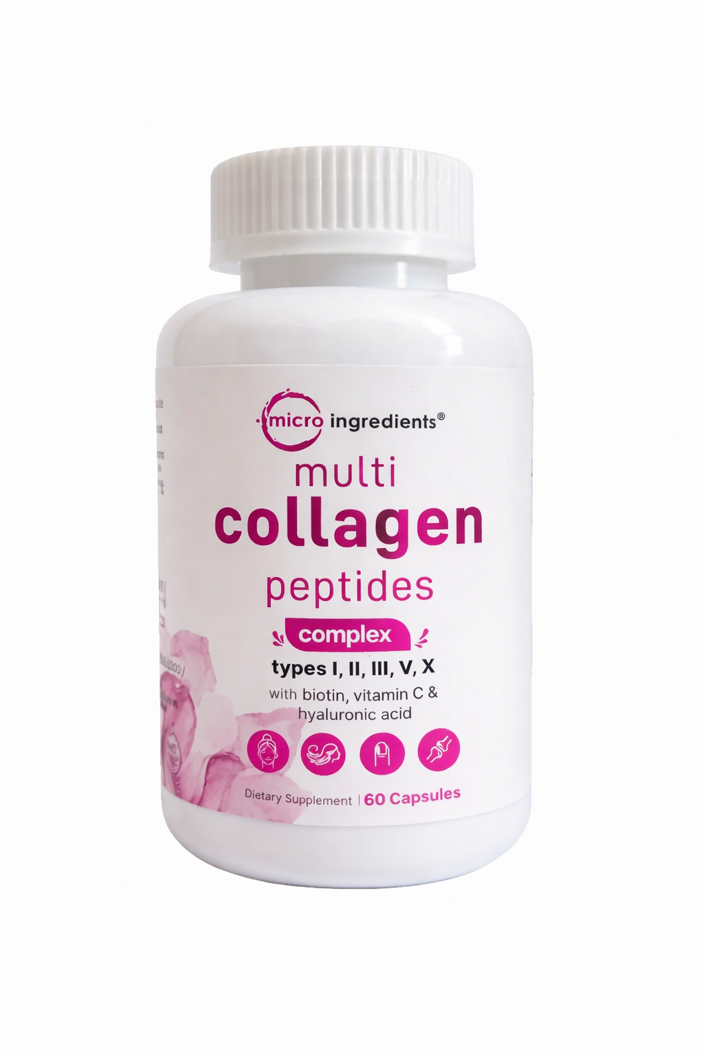 Micro Ingredients Multi Collagen Peptides 60 Cápsulas