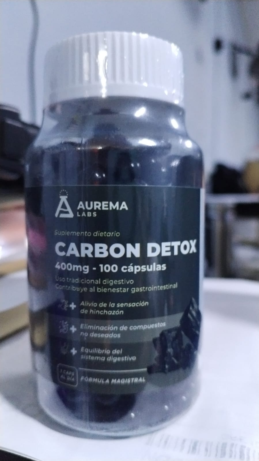 Carbon Detox Aurema Labs 402 mg – 100 cápsulas