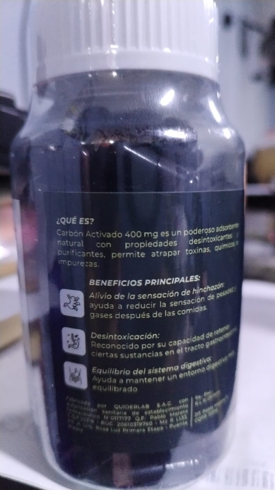 Carbon Detox Aurema Labs 402 mg – 100 cápsulas