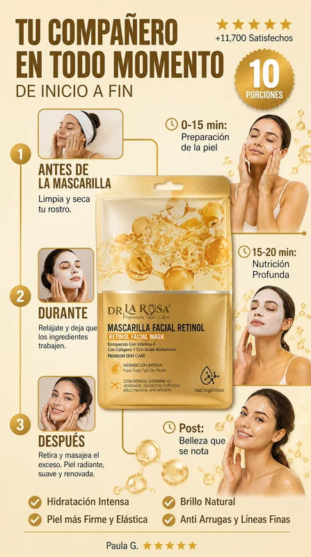 MASCARILLA RETINOL FACIAL RETINOL PREMIUM SKIN CARE