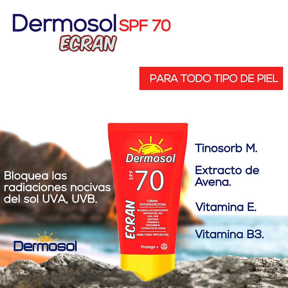 CREMA FOTO PROTECTORA ECRAN 70 SPF- DERMOSOL