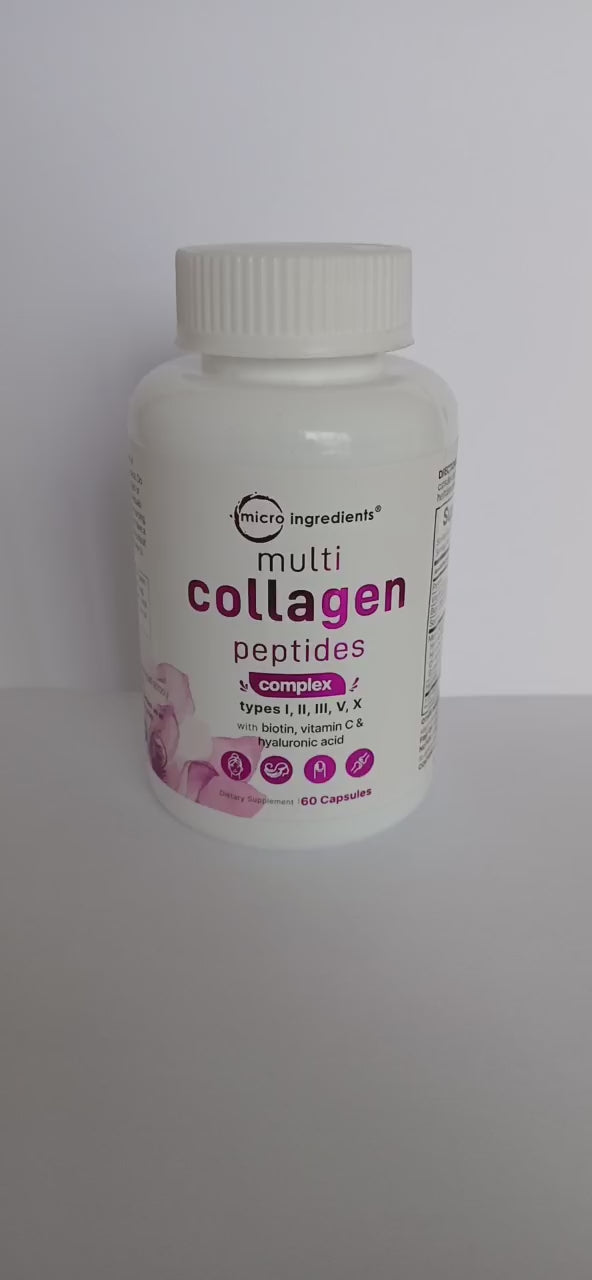 Micro Ingredients Multi Collagen Peptides 60 Cápsulas